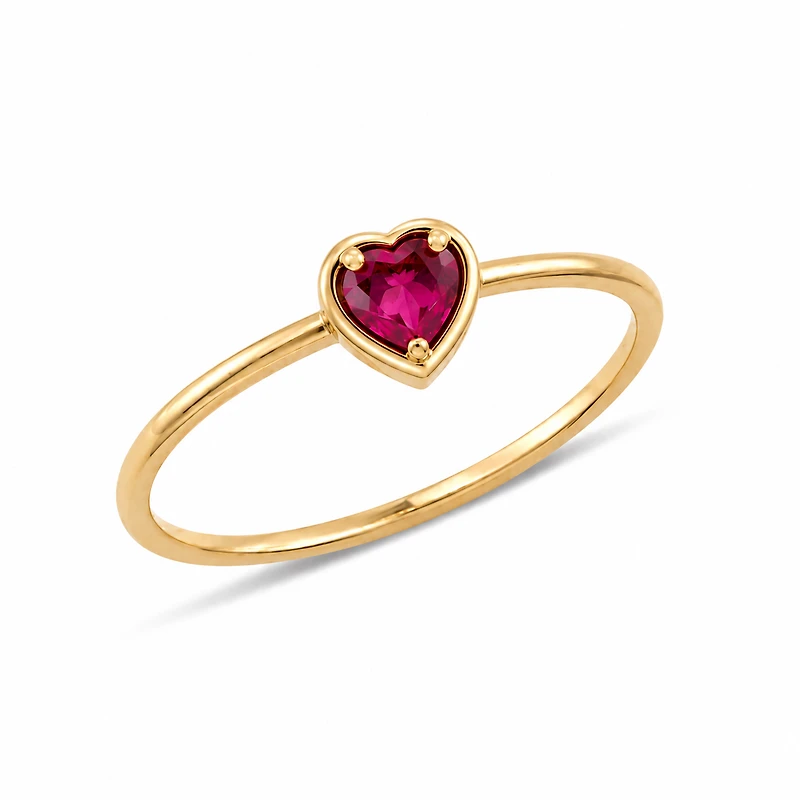 Ruby Heart Ring