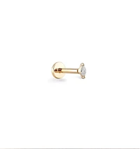 Dainty Marquis Diamond  Piercing -Single
