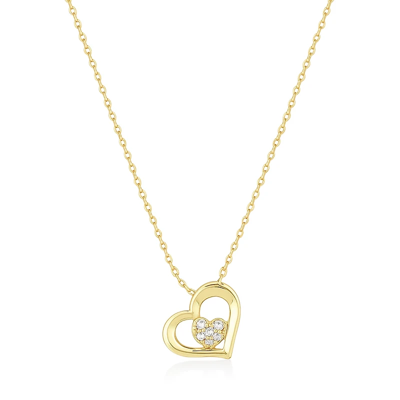 Heart Diamond Necklace