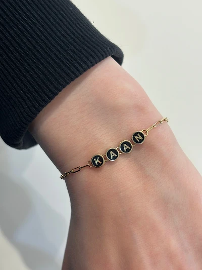 Custom Double Sided Name Bracelet