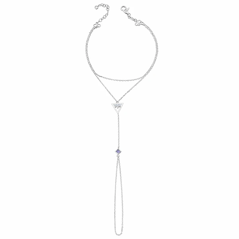 Geo Diamond Hand Chain