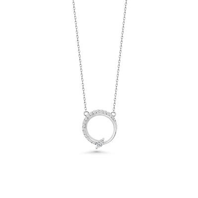 Eterna Circle Diamond Necklace