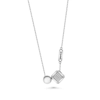 Circle Cube Necklace