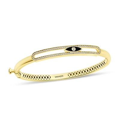 Shiny Evil Eye Bangle