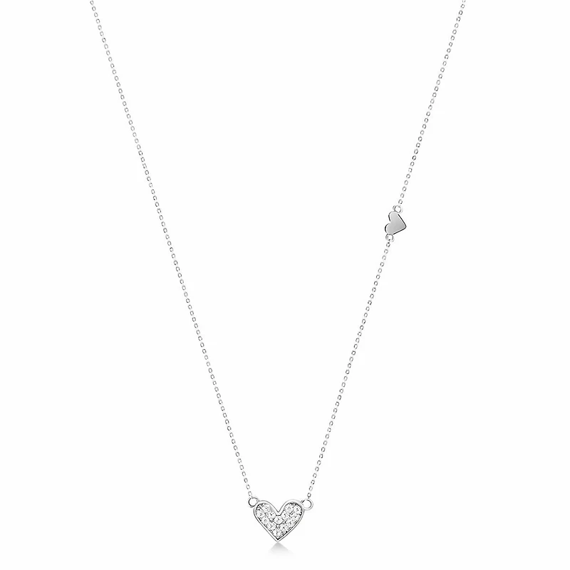 Shiny Inside Heart Necklace