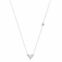 Shiny Inside Heart Necklace
