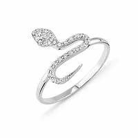 Diamond Snake Ring