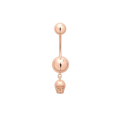 Skull Belly Piercing