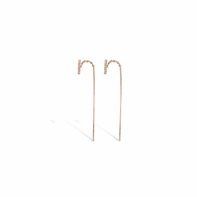 Fireworks Threader Earrings