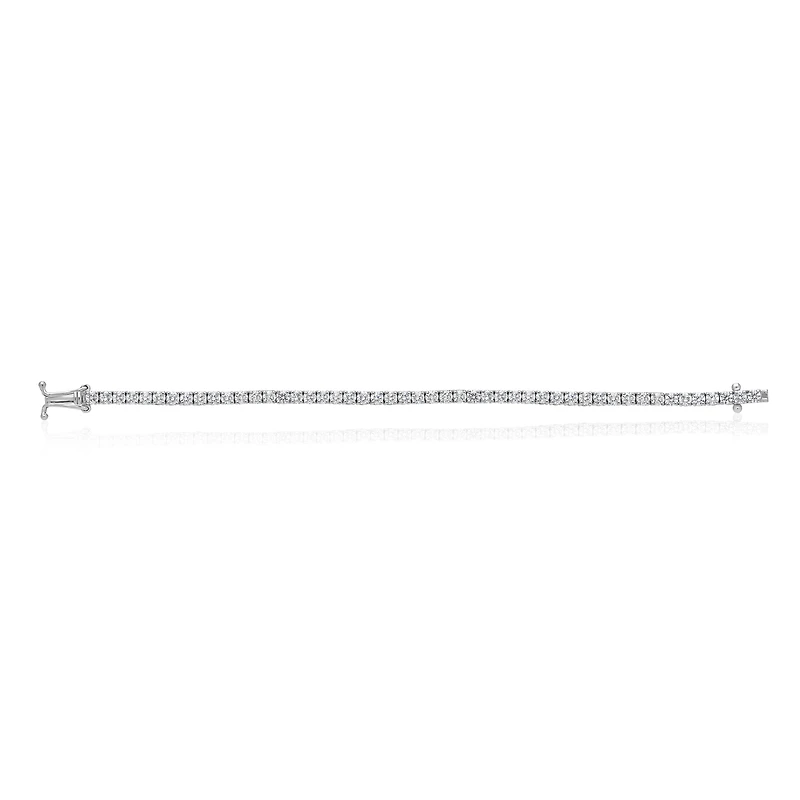 Certified Lab Grown Diamond Tennis Bracelet