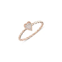 Twisted Heart Ring