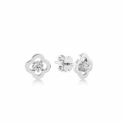Dazzling Clover Earrings