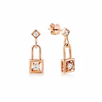 Locked Love Earrings