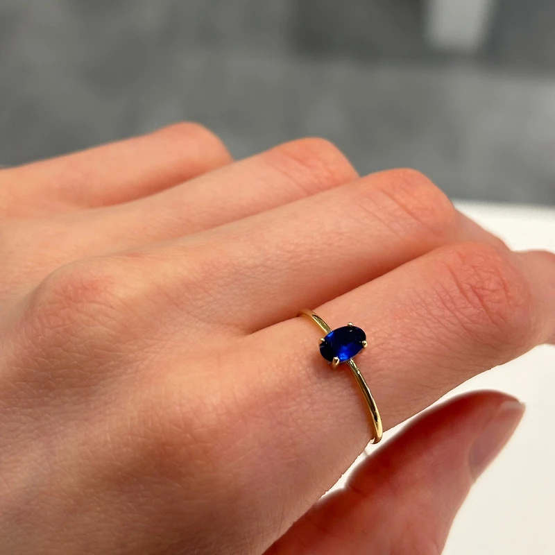 Dainty Birthstone Ring