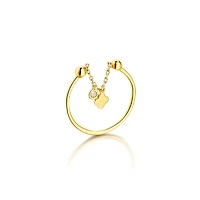 Dangle Clover Ring