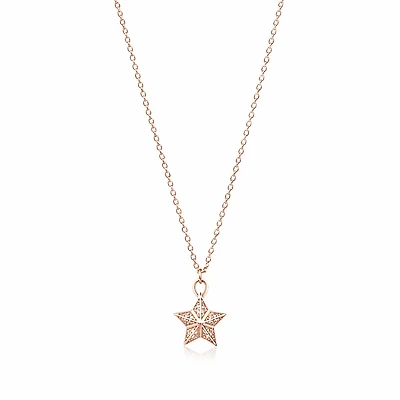 Pavé Star Charm Necklace