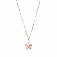 Pavé Star Charm Necklace