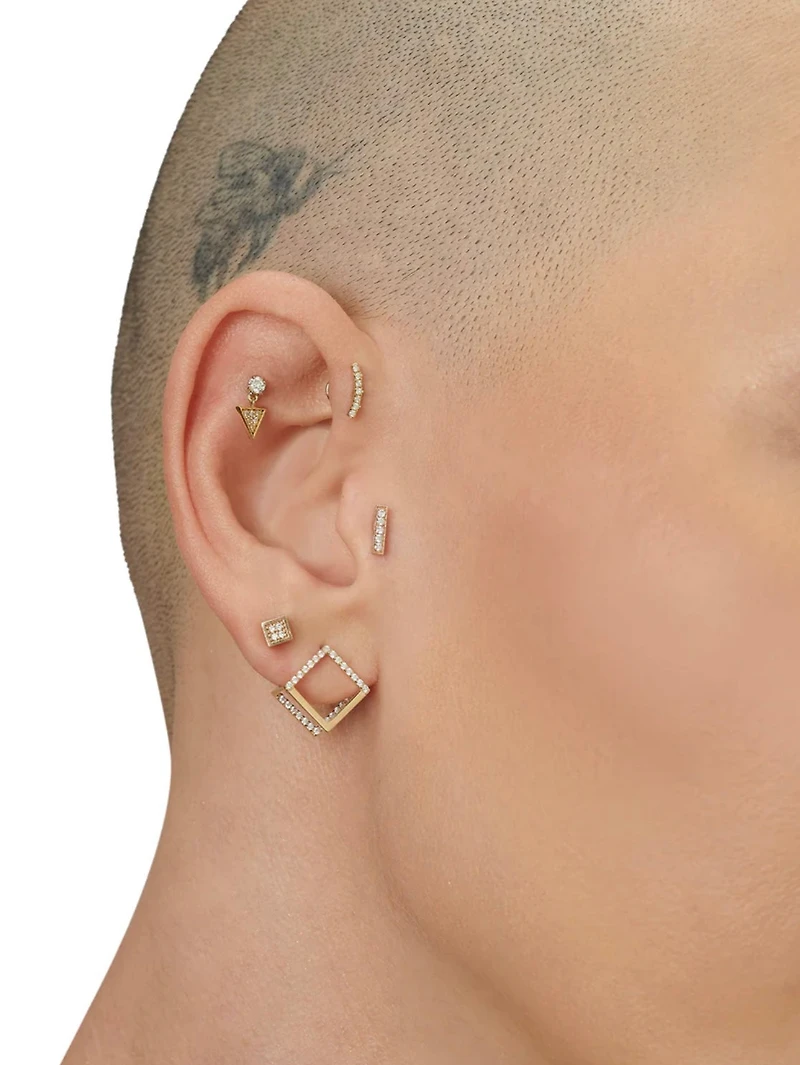 Linear Elegance Piercing -Single