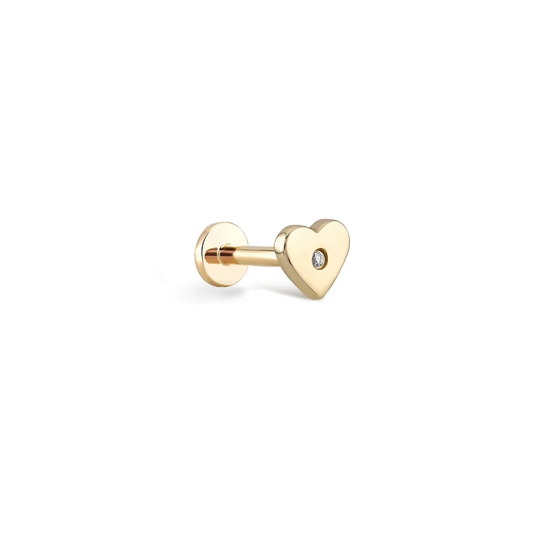 Midheart Gem Piercing -Single