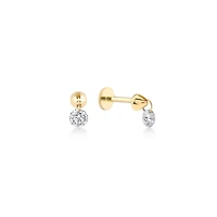 Dangle Diamond Piercing - Single