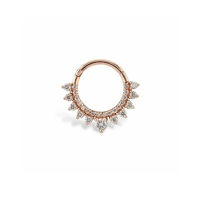 Crown Hoop Piercing -Single