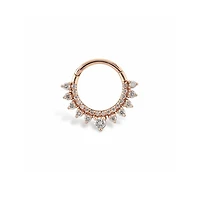Crown Hoop Piercing -Single
