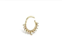 Crown Hoop Piercing -Single