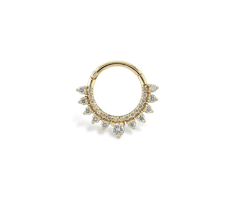 Crown Hoop Piercing -Single