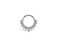 Crown Hoop Piercing -Single
