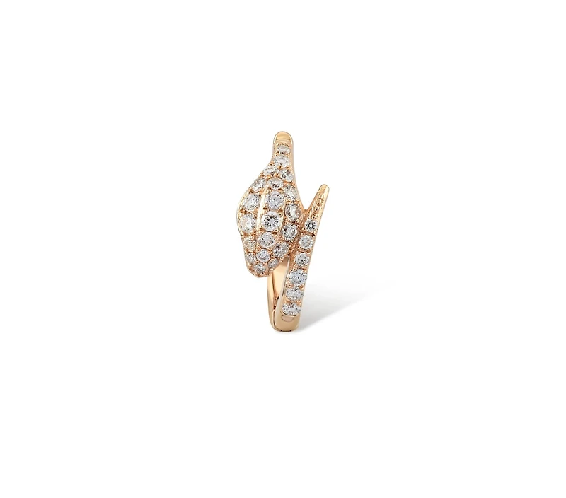 Snake Earring Hoop - Piercing -Single