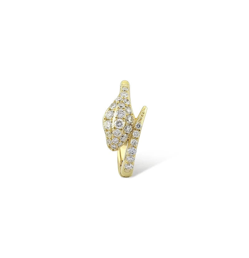 Snake Earring Hoop - Piercing -Single