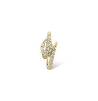 Snake Earring Hoop - Piercing -Single