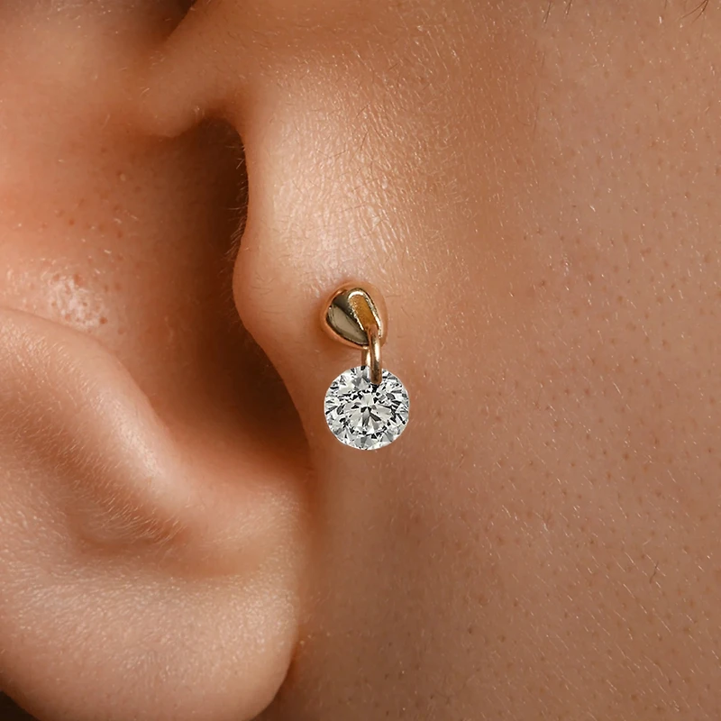 Dangle Diamond Piercing - Single