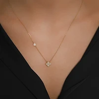Gleaming Shamrock Necklace