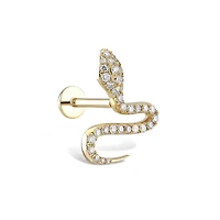 Snake Diamond  Piercing -Single