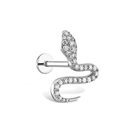 Snake Diamond  Piercing -Single