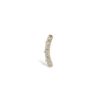 Diamond Curve Bar Piercing -Single