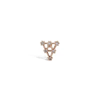Pyramid Diamond Piercing -Single