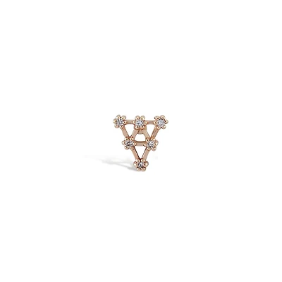Pyramid Diamond Piercing -Single