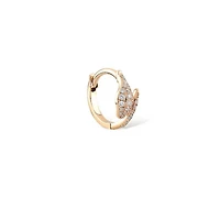 Snake Earring Hoop - Piercing -Single