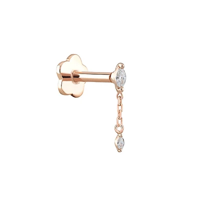 Double Marquise Piercing -Single