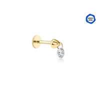 Dangle Diamond Piercing - Single
