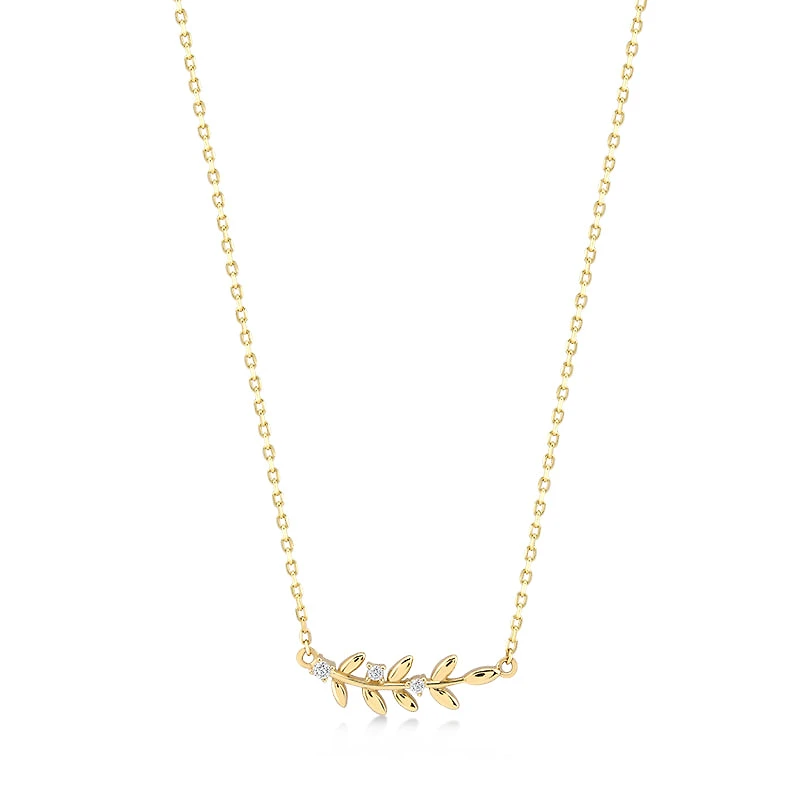 Evergreen Branch Necklace
