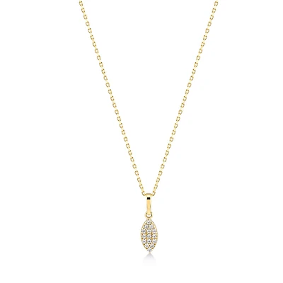 Oval Drop Necklace
