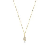 Drop Leaf Necklace