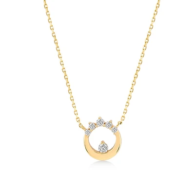 Serene Circle Necklace