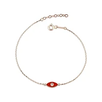 Enamel Evil Eye Bracelet