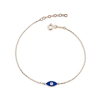 Enamel Evil Eye Bracelet