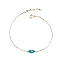 Enamel Evil Eye Bracelet