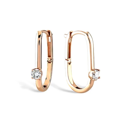 Oval Hoop Earrings